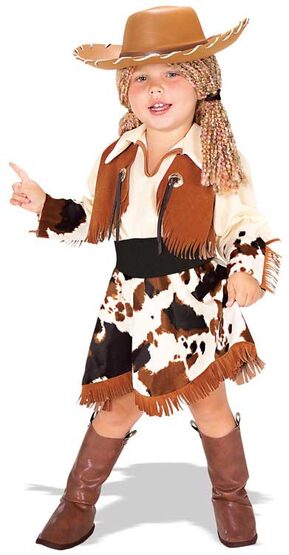 Yarn Babies Cowgirl Toddler Costume