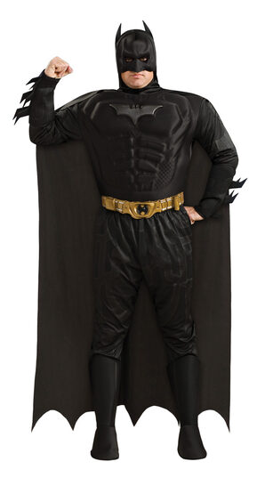 Plus Size Deluxe Muscle Chest Batman Dark Knight Costume