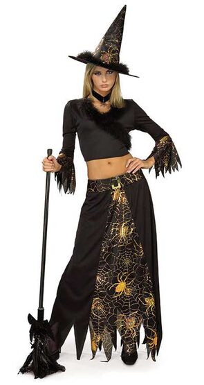 Womens Spiderella Adult Witch Costume