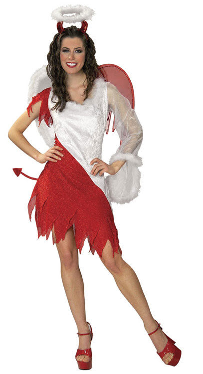 Womens Sexy Heavenly Devil Angel Costume Mr. Costumes