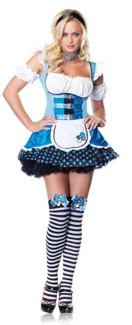 Wonderland Fancy Dress Storybook Magic Mushroom Alice Costume Fairytale 