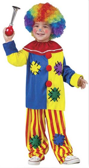 Kids Big Top Toddler Clown Costume