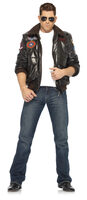 Mens Bomber Jacket Top Gun Costume