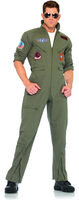 Mens Flight Suit Top Gun Costume