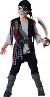 Shipwrecked Zombie Pirate Boys Costume