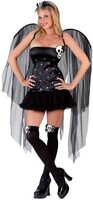 Womens Sexy Skull Fairy Costume