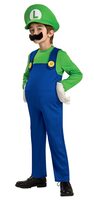 Kids Deluxe Mario Brothers Luigi Costume