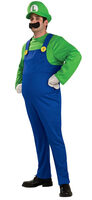 Adult Deluxe Mario Brothers Luigi Costume