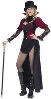 Womens Sexy Burlesque Vampiress Costume
