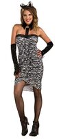 Womens Sexy Zebra Costume