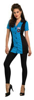 Womens Ginger Bowling Girl 50s Costume