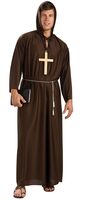 Mens Adult Medieval Renaissance Monk Costume