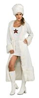 Womens Sexy White Russian Costume