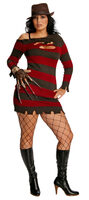 Womens Miss Krueger Sexy Plus Size Costume