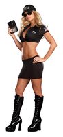 FBI Agent Mia Babe Sexy Cop Costume