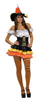 Secret Wishes Candy Corn Witch Sexy Costume