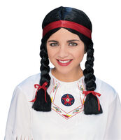 Native American Female Wig - Adult / Teens