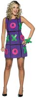 Womens Peel n Stick Tic Tac Toe Sexy Costume