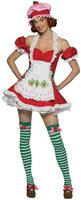 Womens Sexy Strawberry Shortcake Costume