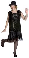 1920s Gatsby Girl Plus Size Flapper Dress Costume