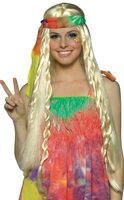 Adult Womens Hippie Wig
