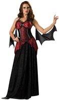 Womens Gothic Vampira Sexy Vampire Costume