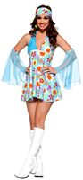 Womens Free Spirit Sexy Hippie Costume
