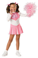 Kids Pink Cheerleader Costume