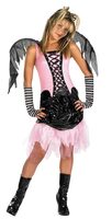Kids Tween Dark Graveyard Fairy Costume