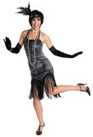 1920 Womens Flirty Flapper Girl Costume