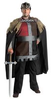 Mens Celtic King Plus Size Costume