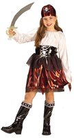 Caribbean Pirate Girl Kids Costume
