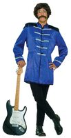 Mens Blue British Explosion Adult 60s Costume