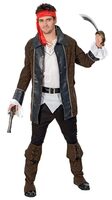 Mens Buccaneer Adult Pirate Costume