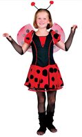 Girls Ladybug Cutie Kids Costume