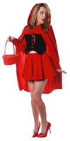 Sexy Velvet Little Red Riding Hood Costume