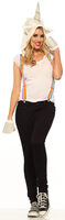Female Unicorn Rainbow Suspenders
