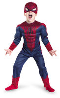 Spiderman muscle kids costume