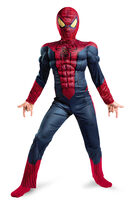 Spiderman muscle chest light up kids costume
