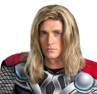 Superhero costumes Mens Thor Wig