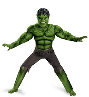 Boys Hulks costumes with light up veins 