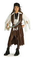 Kids Caribbean Queen Pirate Costume