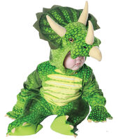 Triceratops Green Toddler Costume