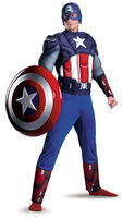 Adult Captain America Avengers movie costume 
