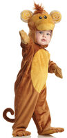 Boys playful monkey toddler costume