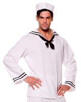 Mens White Sailor Costume