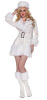 Womens White Russian Sexy Costume