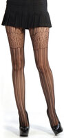 Stripe and Lace Halloween Stockings