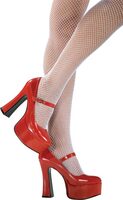 Womens Sexy Red Mary Jane Shoes