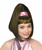 Womens Go-Go Brown 60s Wig
